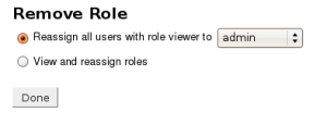 Reassign roles before removing